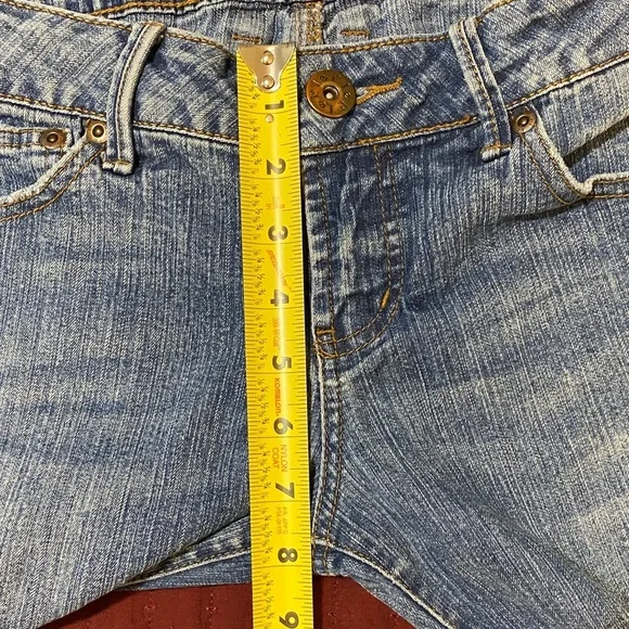 L.e.i. Ashley Ultra Lowrise Women's Light Blue Denim Jeans Size Junior 9 - Picture 15 of 16